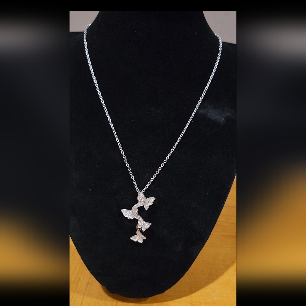 Avon butterfly necklace